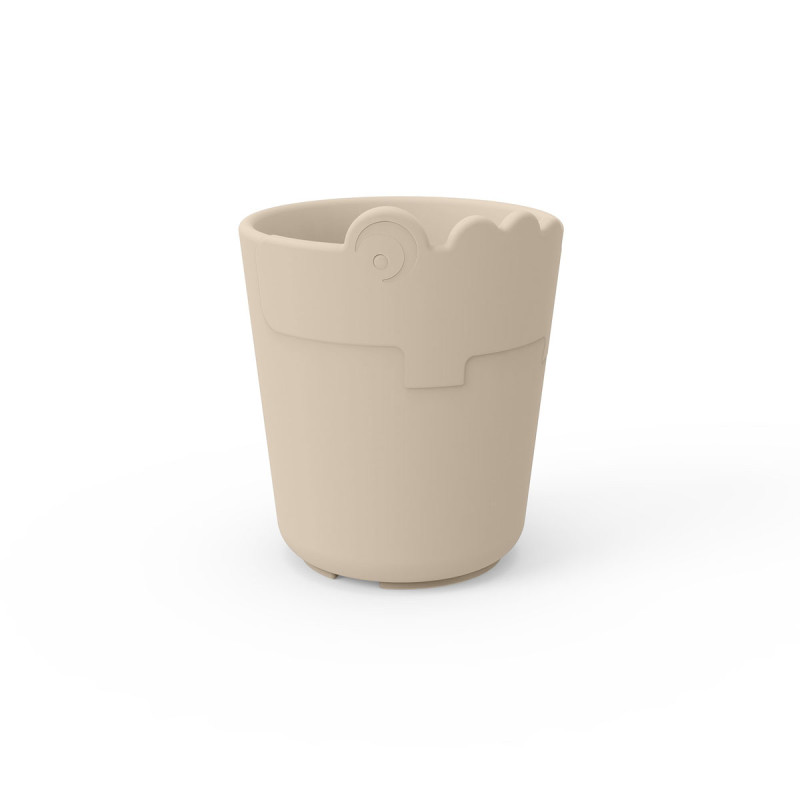 Mini taza Kiddish Croco de Done by Deer en color arena.