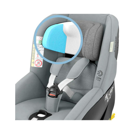 Mica PRO ECO i-Size de Maxi cosi, con una absorción de impacto 3D mejorada desde múltiples ángulos.
