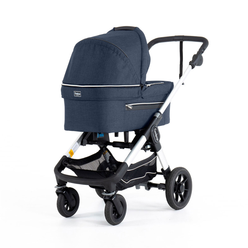Cochecito dúo NXT60 ERGO de Emmaljunga, diseño moderno escandinavo hecho en Suecia.