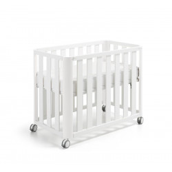 minicuna colecho Doco sleeping de cotinfant en blanco con textil bear gris 2