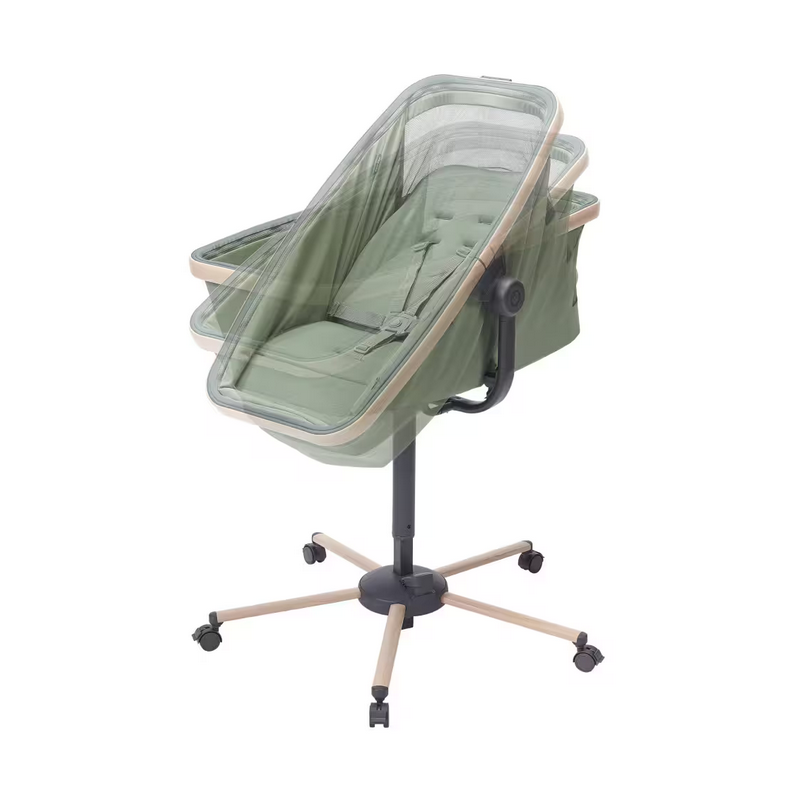 Maxi cosi Alba moisés, sillón reclinable y trona todo en uno