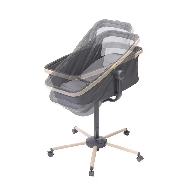 Maxi cosi Alba moisés, sillón reclinable y trona todo en uno