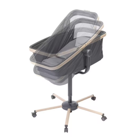 Maxi cosi Alba moisés, sillón reclinable y trona todo en uno