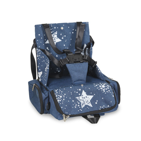 Mochila elevador Booster Stars de MS en su versión trona portátil.
