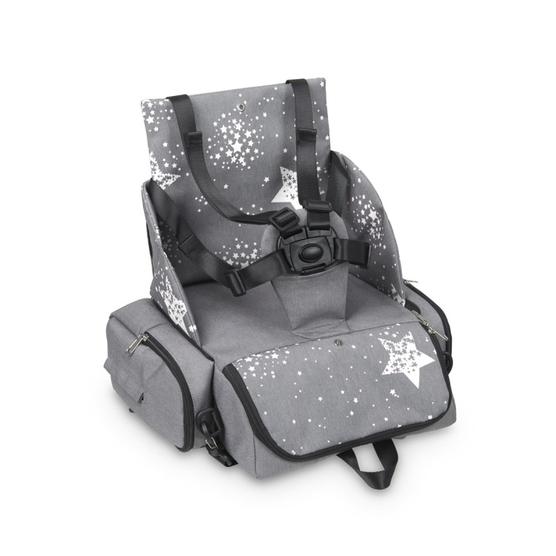 Mochila elevador Booster Stars de MS en su versión trona portátil.