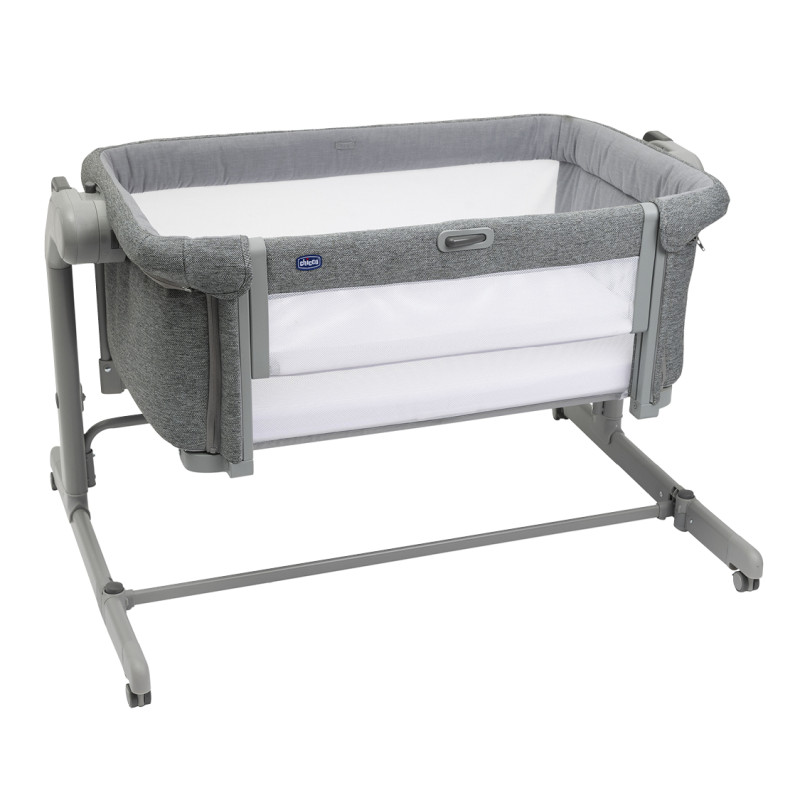 Minicuna de colecho Next 2 me Magic Evo de Chicco, en color dark grey.