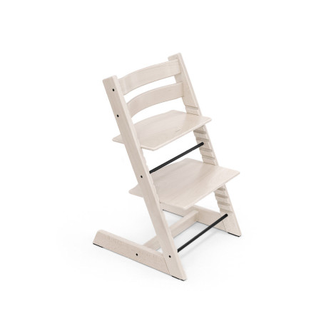 Trona evolutiva Stokke Tripp Trapp en color blanco roto, whitewash.