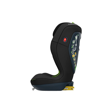 Silla de coche para niños, Charlie i-Size de Swandoo, con guías para su correcta estación del cinturón de seguridad.