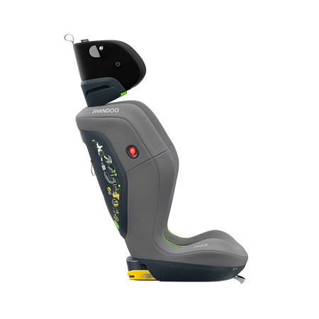 Silla de coche para niños, Charlie i-Size de Swandoo en color sesame grey.