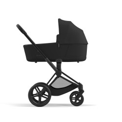 Cochecito Priam Platinum de Cybex, chasis chrome black y color de tejidos leaf green. 2