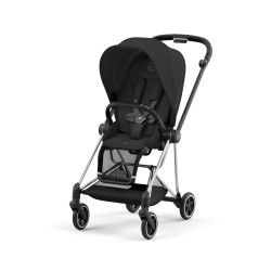 Cochecito Mios Platinum de Cybex, chasis chrome black y color de tejidos en sepia black. 2
