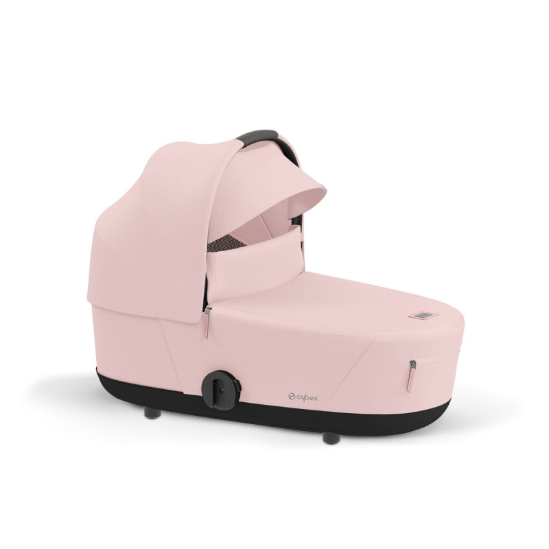 Capazo Mios Platinum de Cybex en color peach pink.