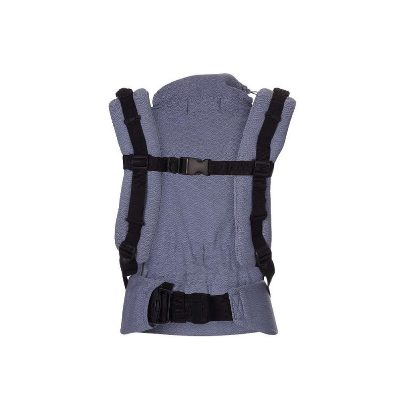 Su sistema de doble ajuste permite configurar la mochila en tamaño Baby o Toddler, sin necesidad de tallas ni reductores.