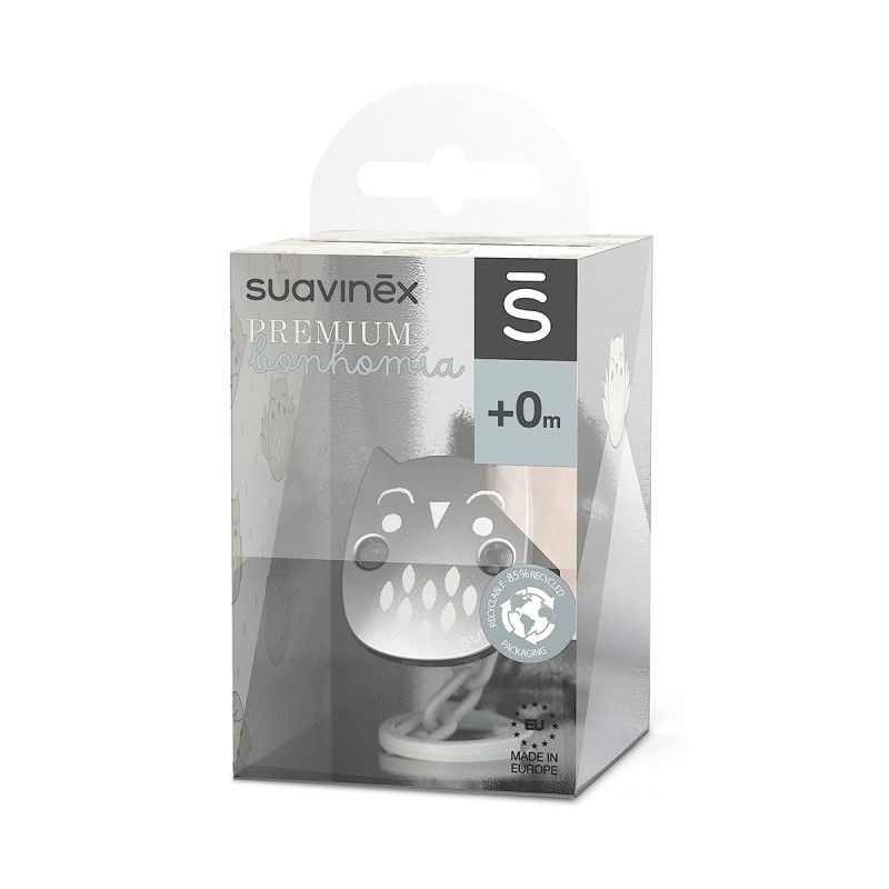 Suavinex Premium Owl broche pinza para chupete