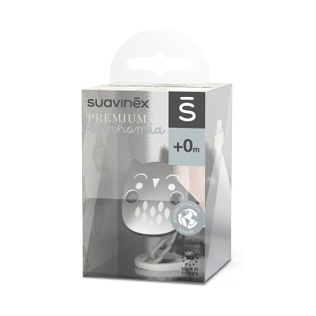 Suavinex Premium Owl broche pinza para chupete