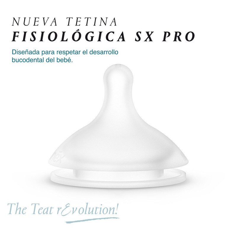 Tetinas fisiológicas de Suavinex para bebes de +3 meses.