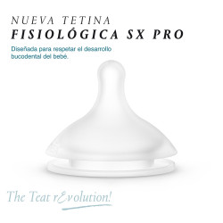 Suavinex pack 2 uds de tetinas, flujo L, para bebés de +6 meses. 2