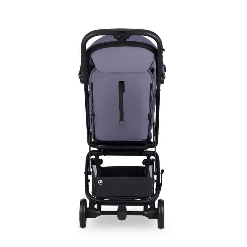 Silla de paseo Miley 2 de Easywalker, vista trasera. Las telas son repelentes al agua y proporcionan UPF 50+.
