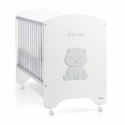 cuna dream bear blanco MATE plata MATE