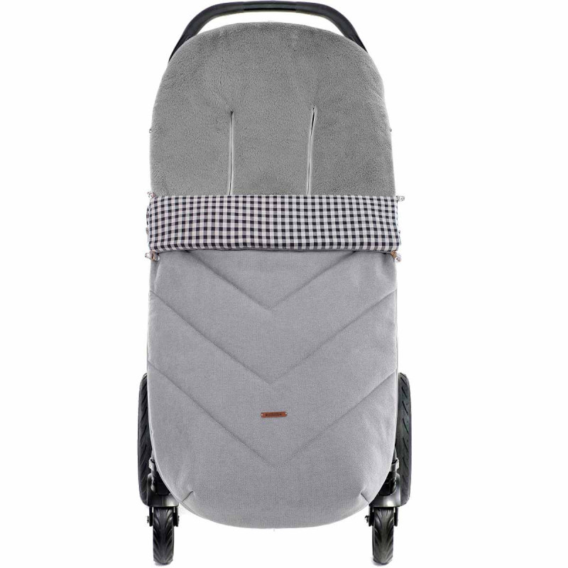 Uzturre favio para silla de paseo mouton gris