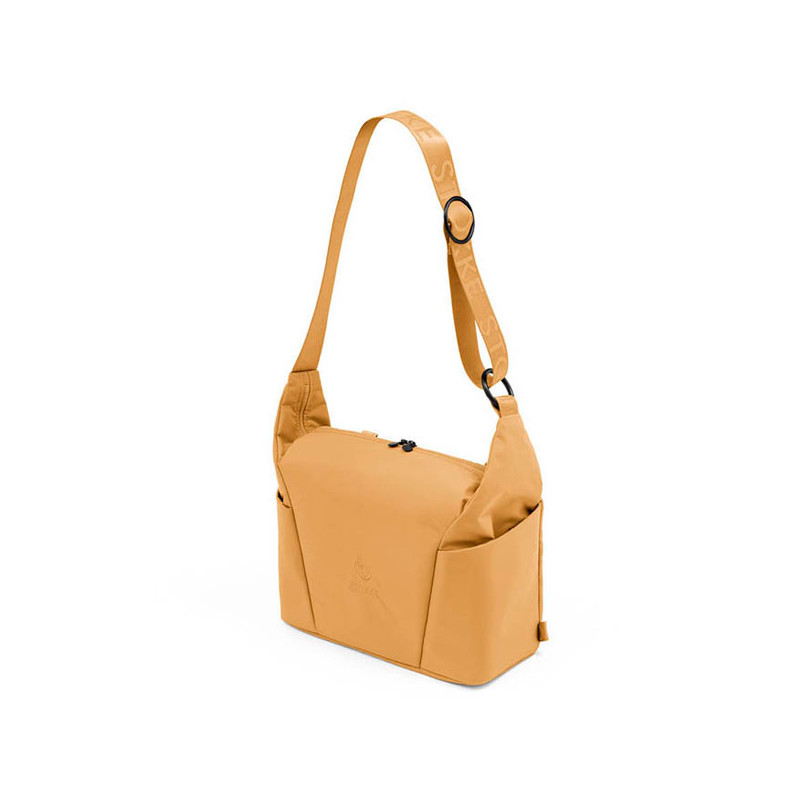 Bolso cambiador para Xplory X de Stokke en el color golden yellow.