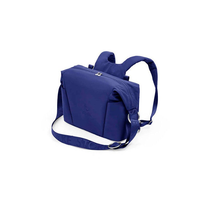 Bolso cambiador para Xplory X de Stokke, úsalo como bolso para el hombro o como mochila.