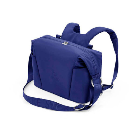 Bolso cambiador para Xplory X de Stokke, úsalo como bolso para el hombro o como mochila.