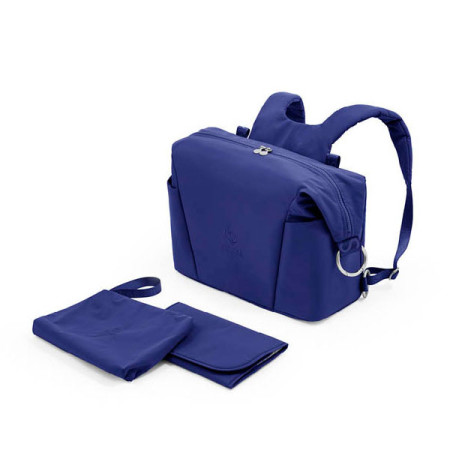 Bolso cambiador para Xplory X de Stokke, con tapete cambiador plegable y neceser de quita y pon incluido.