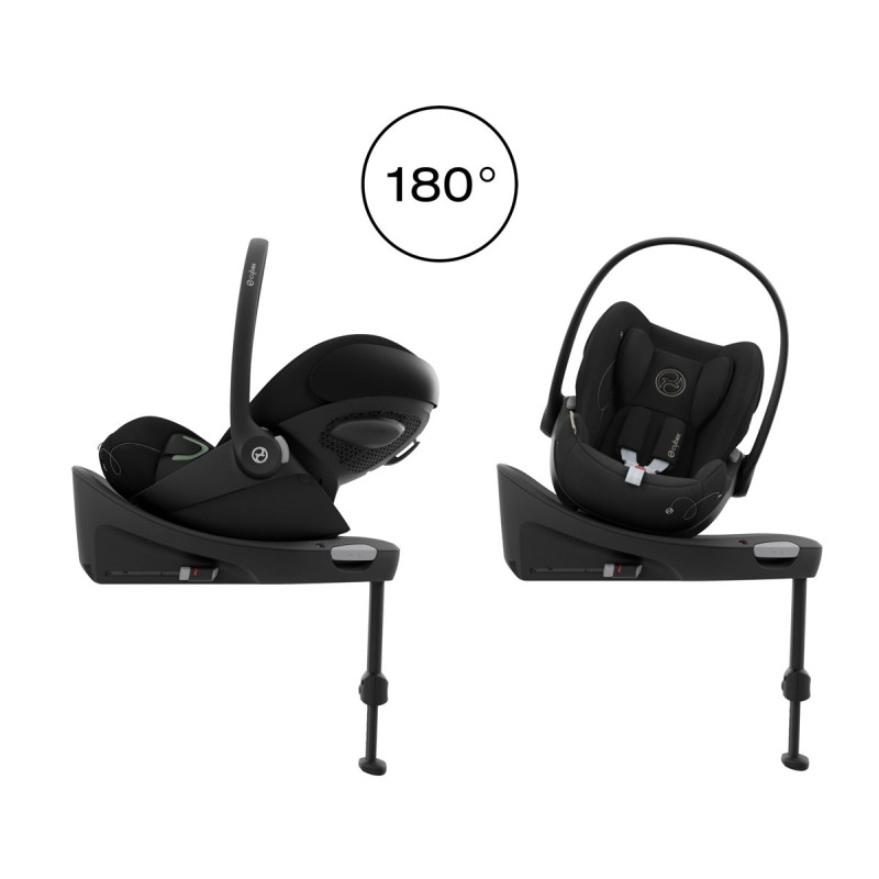 cybex cloud g silla de coche bebé moon black 2