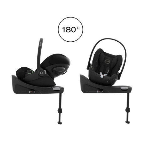 cybex cloud g silla de coche bebé moon black 2