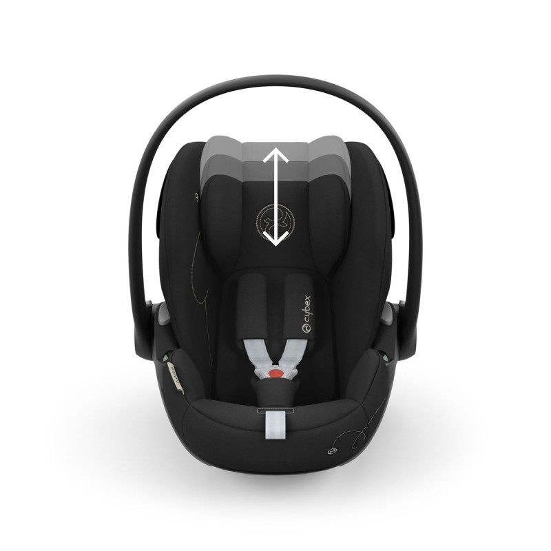 cybex cloud g silla de coche bebé moon black 4