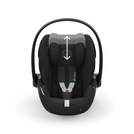 cybex cloud g silla de coche bebé moon black 4