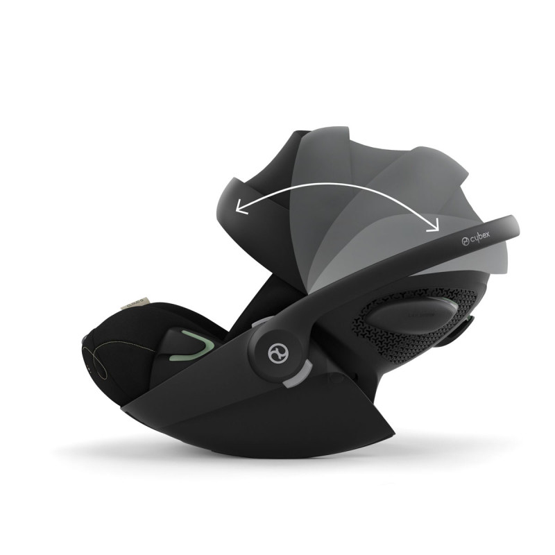 cybex cloud g silla de coche bebé moon black 6