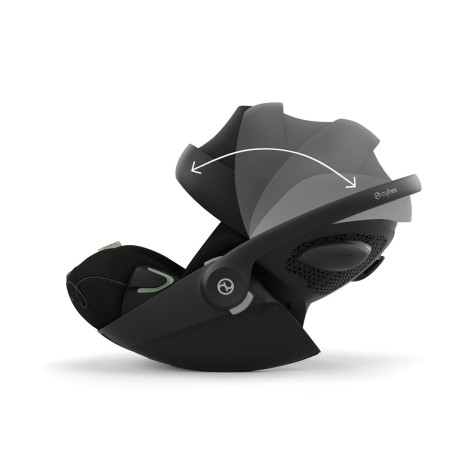 cybex cloud g silla de coche bebé moon black 6
