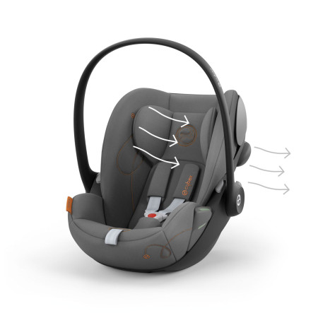 cybex cloud g silla de coche bebé lava grey 5