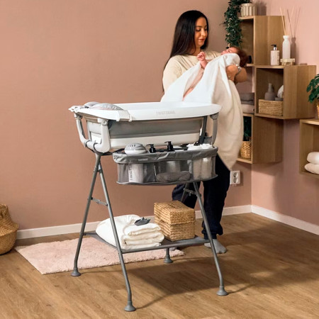 Twistshake soporte para la bañera plegable muestra de uso