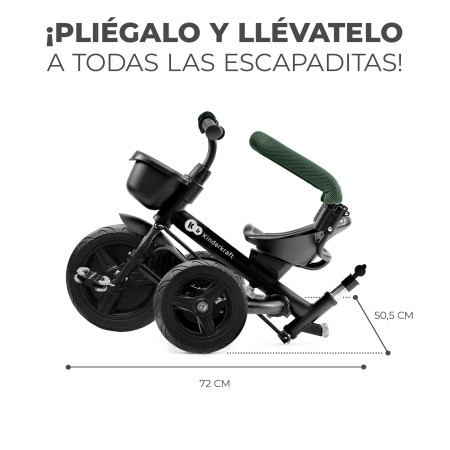 kinderkraft aveo triciclo verde6