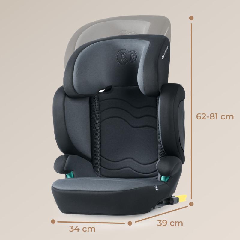 kinderkraft XPAND 2 i-Size Silla de coche  Graphite Black medidas