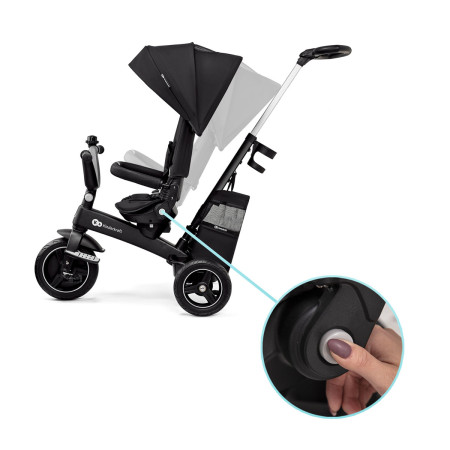 kinderkraft easytwist triciclo 5 en 1 negra favil de configurar