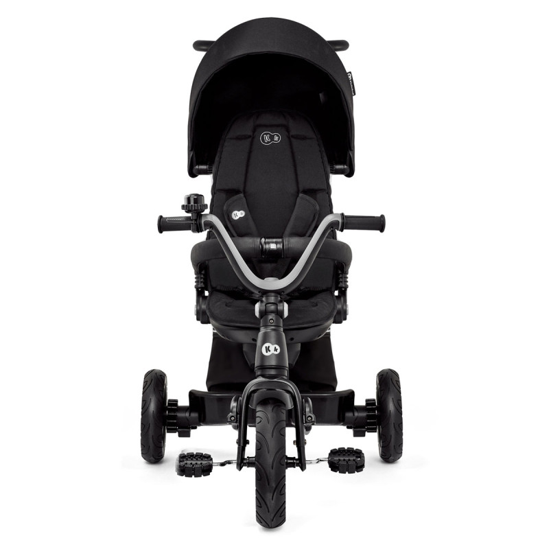 kinderkraft easytwist triciclo 5 en 1 negra frente