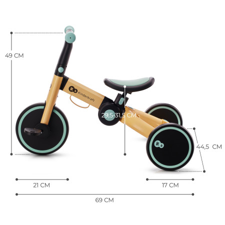 Kinderkraft 4trike 3 en 1 triciclo