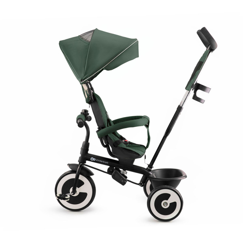 kinderkraft ASTON triciclo verde a contramarcha