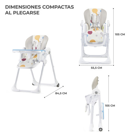 kinderkraft YUMMY Trona multicolor medidas