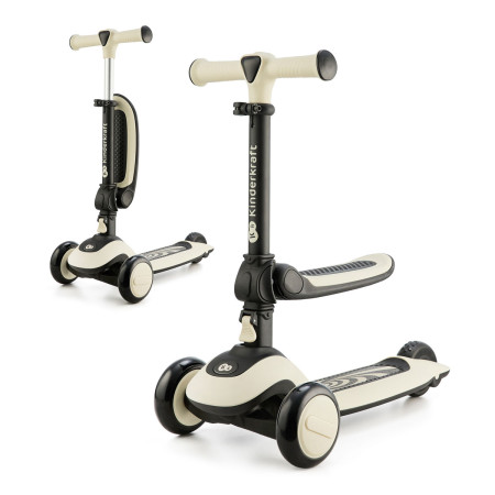 kinderkraft HALLEY Bicicleta y patinete blanco piedra
