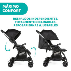 Chicco Ohlalà Twin Silla de Paseo gemelar negra 2