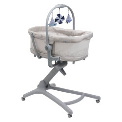 Chicco baby hug pro 5 en 1 cuna y moises EARL GREY 2