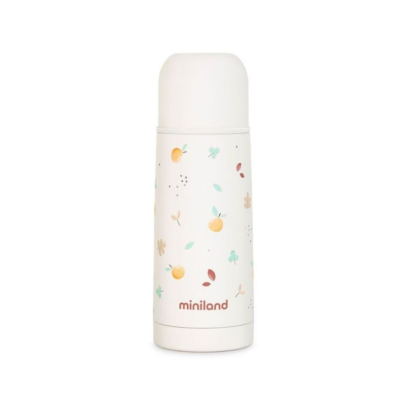 Termo para líquidos Thermy Mint 350 ml de Miniland. Divertido diseño exterior.