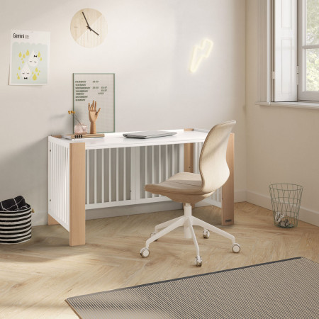 Micuna Convertbaby convertible Blanco / Cera natural
