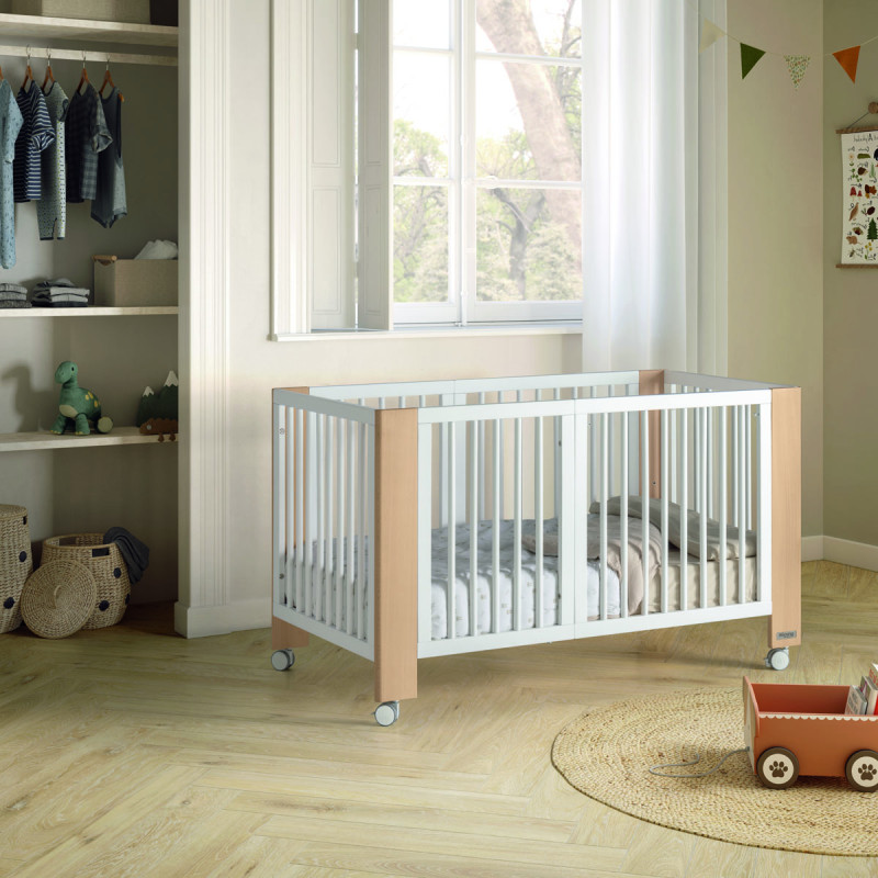 Micuna Convertbaby convertible Blanco / Cera natural