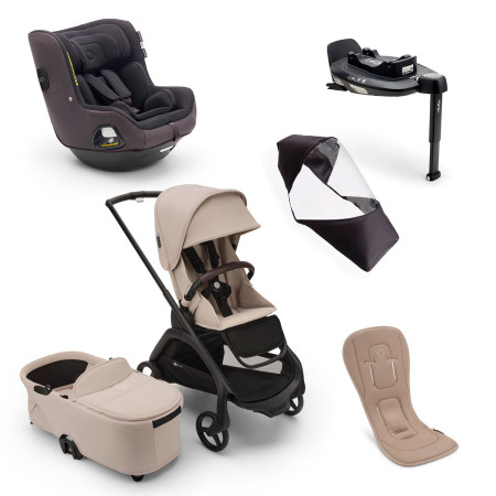 Bugaboo pack dragonfly completo recién nacido verano Desert Taupe